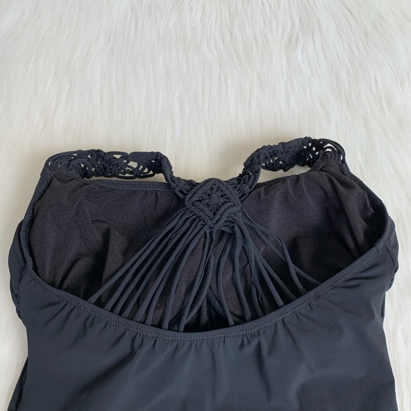 Profile by Gottex Macrame Strap Tankini Swim Top - Picture 10 of 11